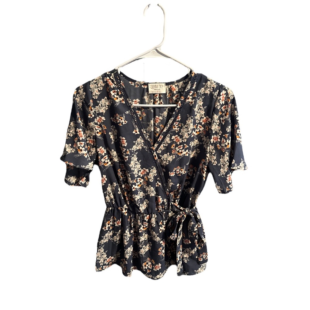 Cross Over Blouse